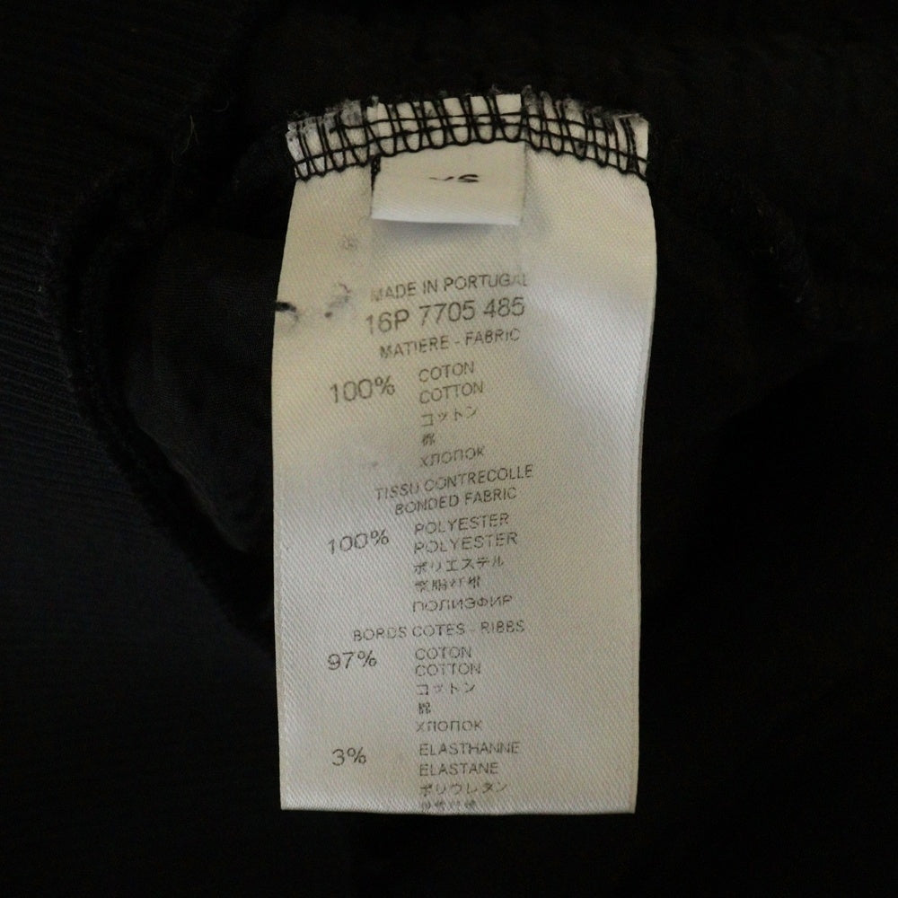 GIVENCHY(ジバンシィ) デストロイ ダメージ加工 クルーネックスウェットシャツ トレーナー 16P 7705 485 ブラック