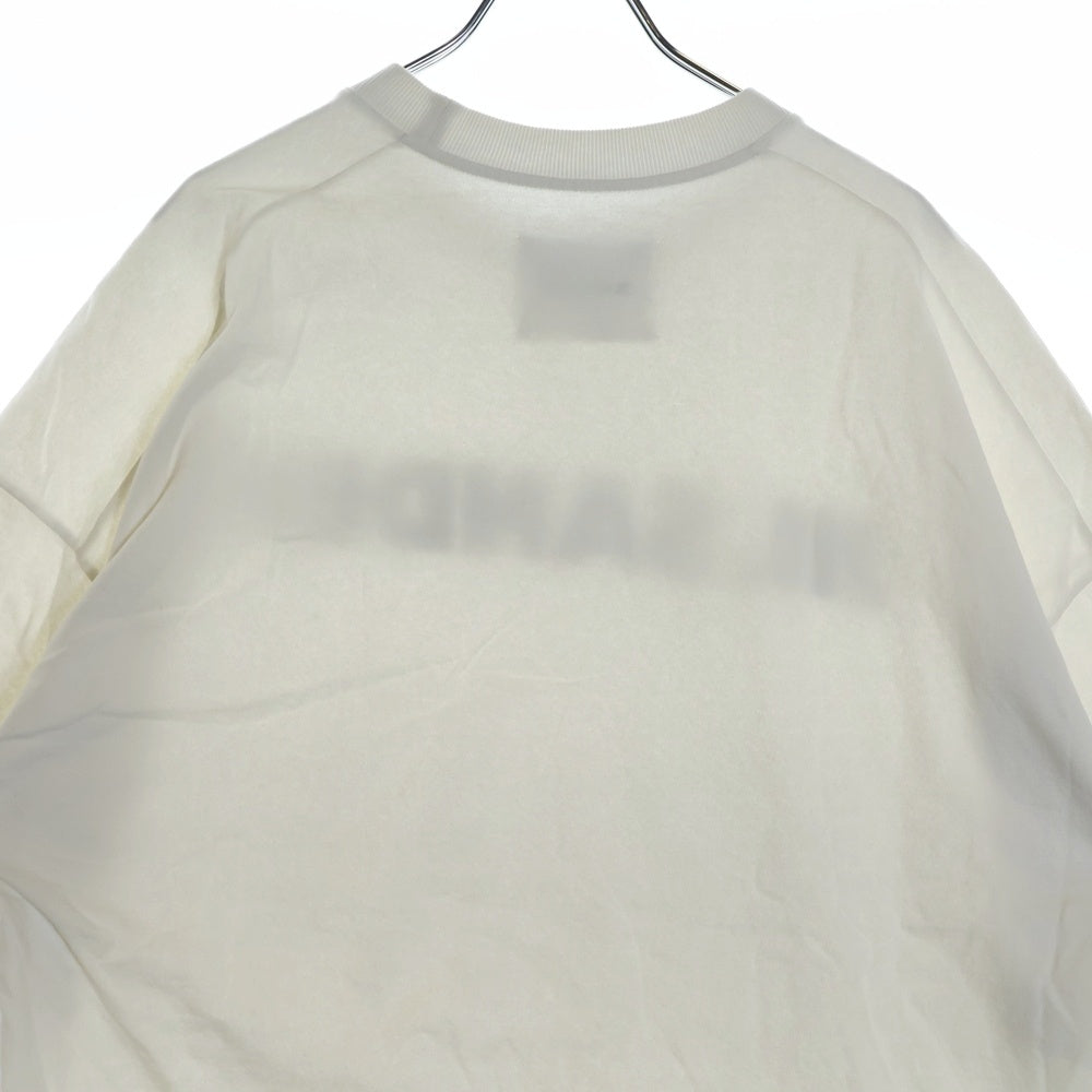 JIL SANDER(ジルサンダー) 23SS オーバーサイズ ロゴプリント クルーネック半袖カットソー J21GC0001 J45148 ホワイト