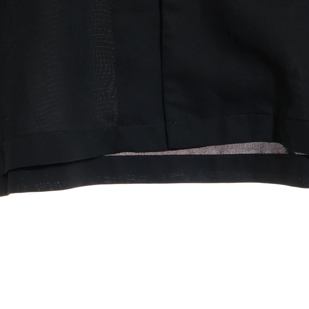 1 PIU 1 UGUALE 3 RELAX(ウノピゥウノウグァーレトレ) バックロゴ アロハ半袖シャツ ブラック USH-23028