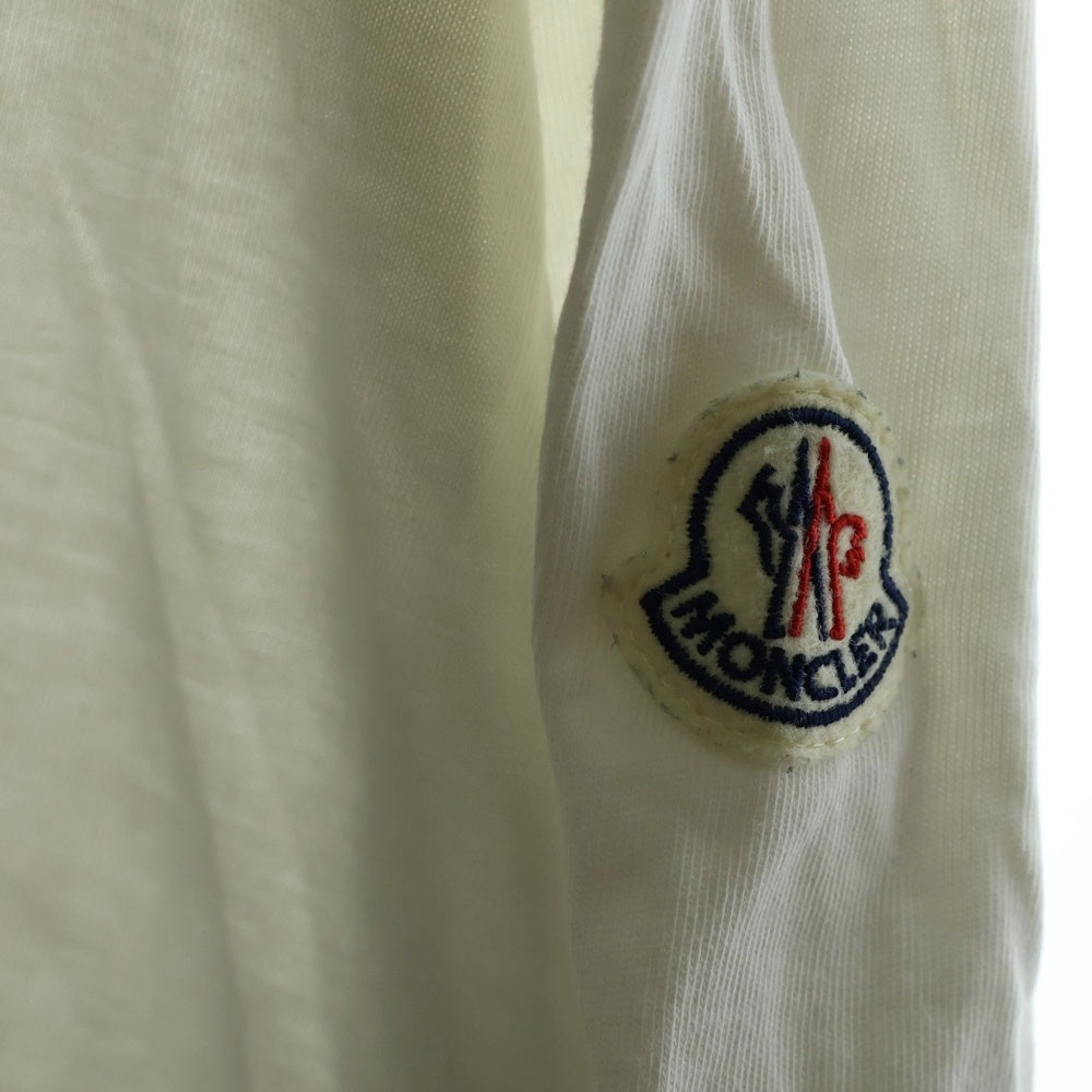MONCLER(モンクレール) ネックロゴ クルーネック半袖カットソー ブラック I10918C00012