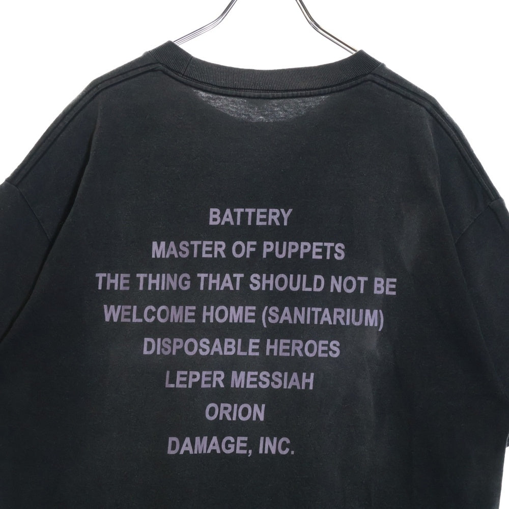 VINTAGE(ヴィンテージ) 00S VINTAGE METALLICA MASTER OF PUPPETS TEE ヴィンテージ メタリカ マスターオブパペッツ 両面プリントTシャツ 半袖クルーネックカットソー ブラック