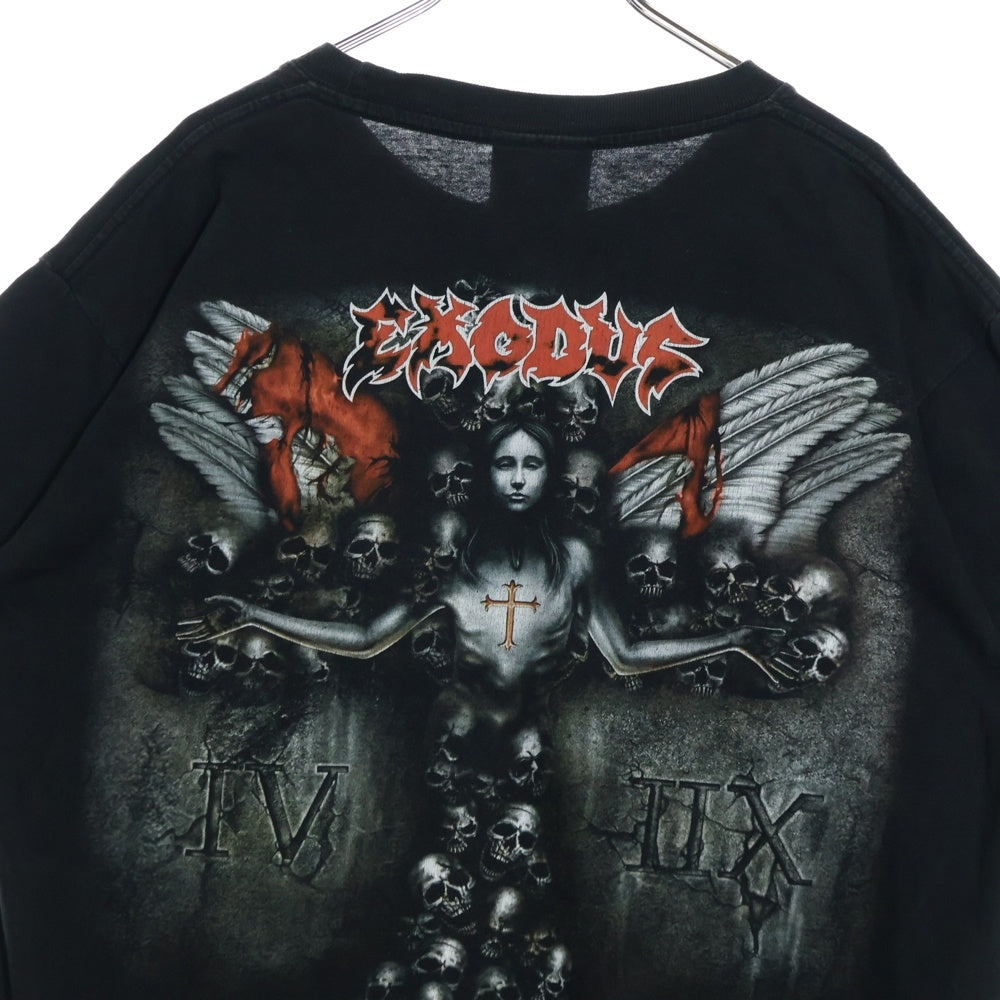 VINTAGE(ヴィンテージ) 00s EXODUS THE ATROCITY EXHIBITION エクソダス アトロシティ エキシビション 両面プリント Tシャツ 半袖 カットソー ブラック
