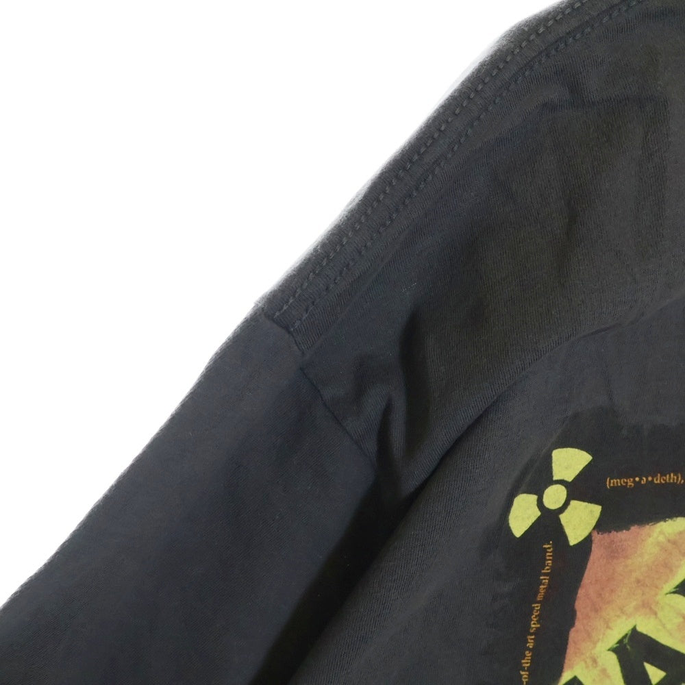 VINTAGE(ヴィンテージ) 00s MEGADETH 2008 ツアー 両面プリント Tシャツ 半袖 カットソー ブラック