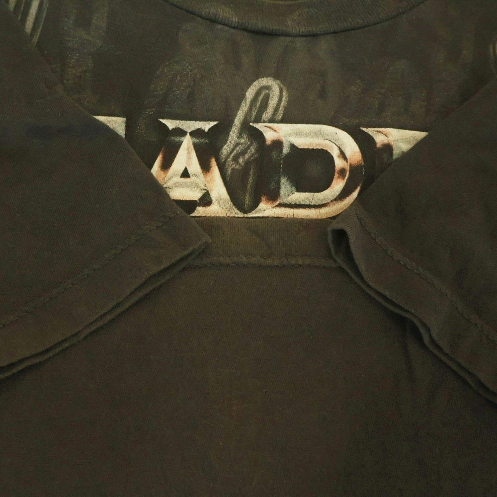 VINTAGE(ヴィンテージ) 00s MEGADETH 2008 ツアー 両面プリント Tシャツ 半袖 カットソー ブラック