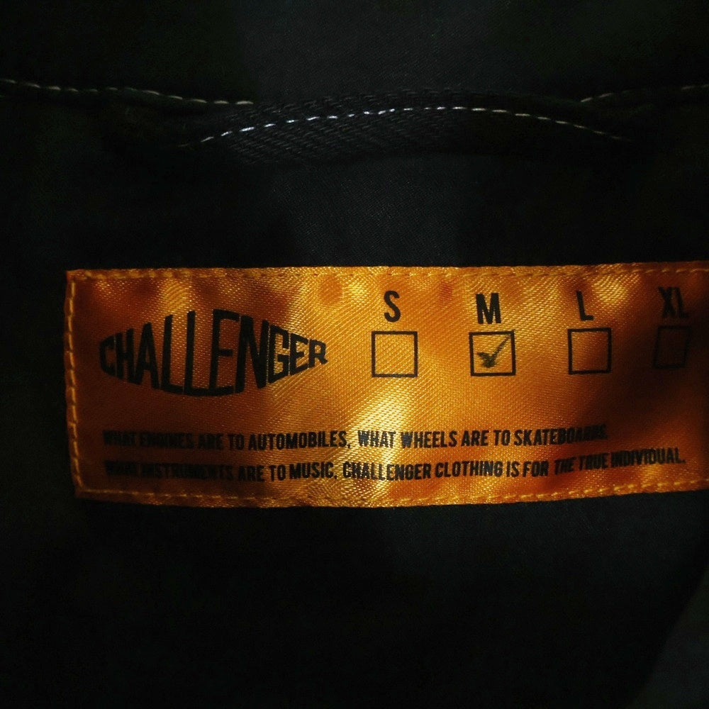 CHALLENGER(チャレンジャー) DENIM LINING SHIRT 中綿 デニムシャツ ブルゾン CLG-SH024-008 ブラック
