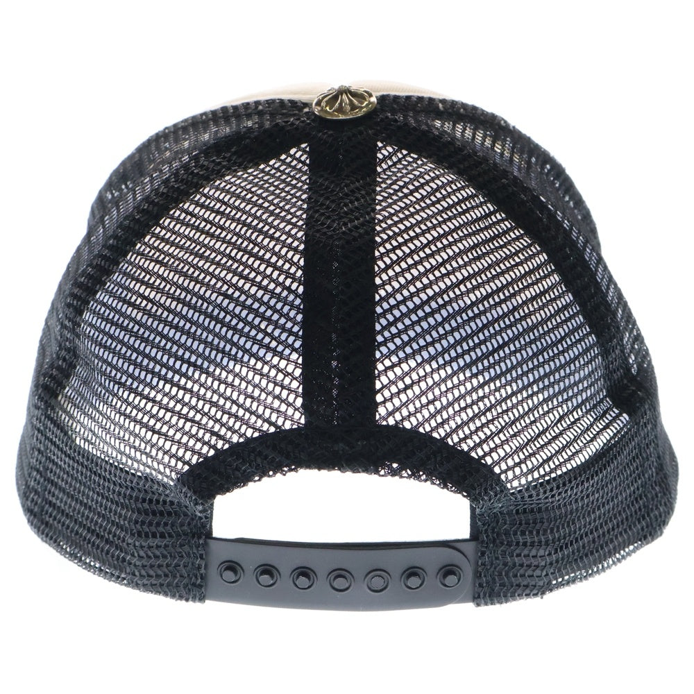 CHROME HEARTS(クロムハーツ) FOTI TRUCKER CAP フォティ トラッカーキャップ クロスボール付メッシュ帽子 ブラック/ホワイト