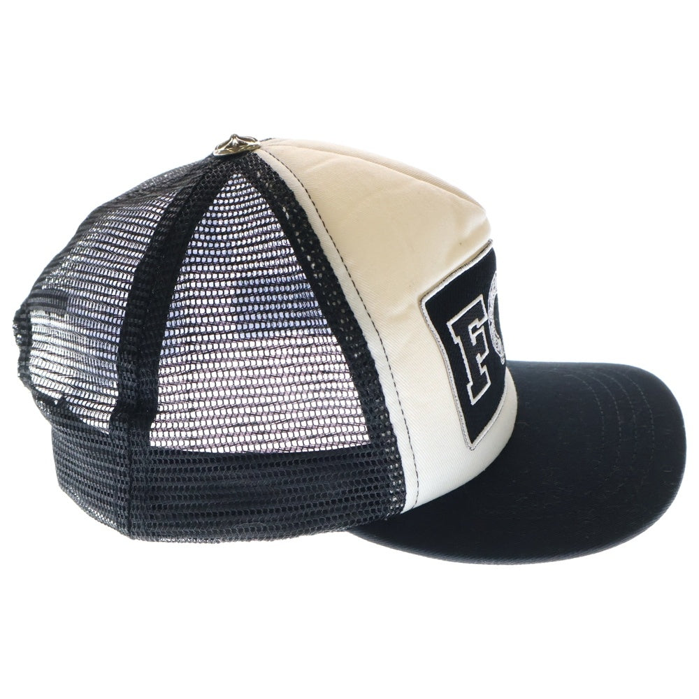 CHROME HEARTS(クロムハーツ) FOTI TRUCKER CAP フォティ トラッカーキャップ クロスボール付メッシュ帽子 ブラック/ホワイト
