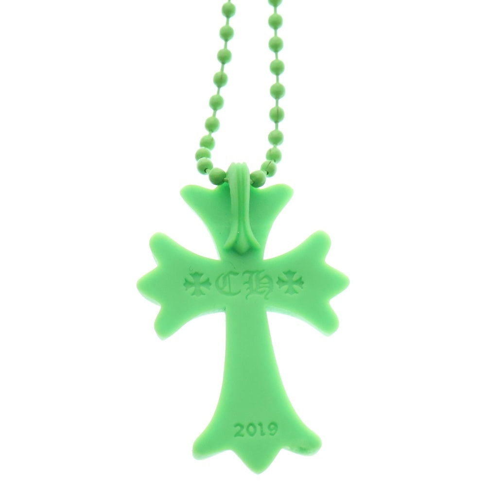 CHROME HEARTS(クロムハーツ) RUBBER CH CRS SML スモールCHクロス ラバーネックレス シリコン グリーン BCA306