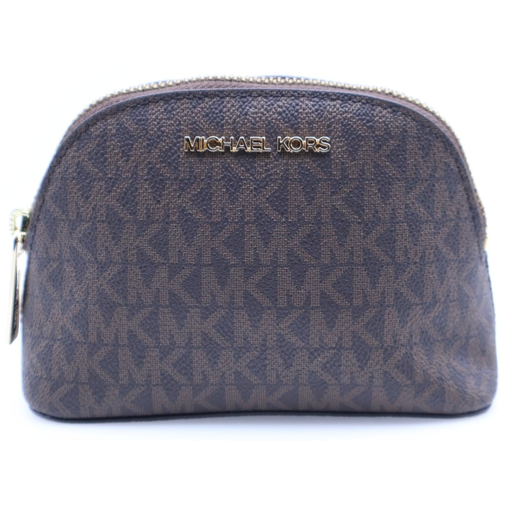 MICHAEL KORS(マイケルコース) 総柄 ポーチ ブラウン