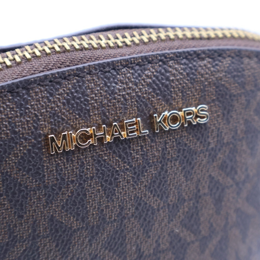 MICHAEL KORS(マイケルコース) 総柄 ポーチ ブラウン