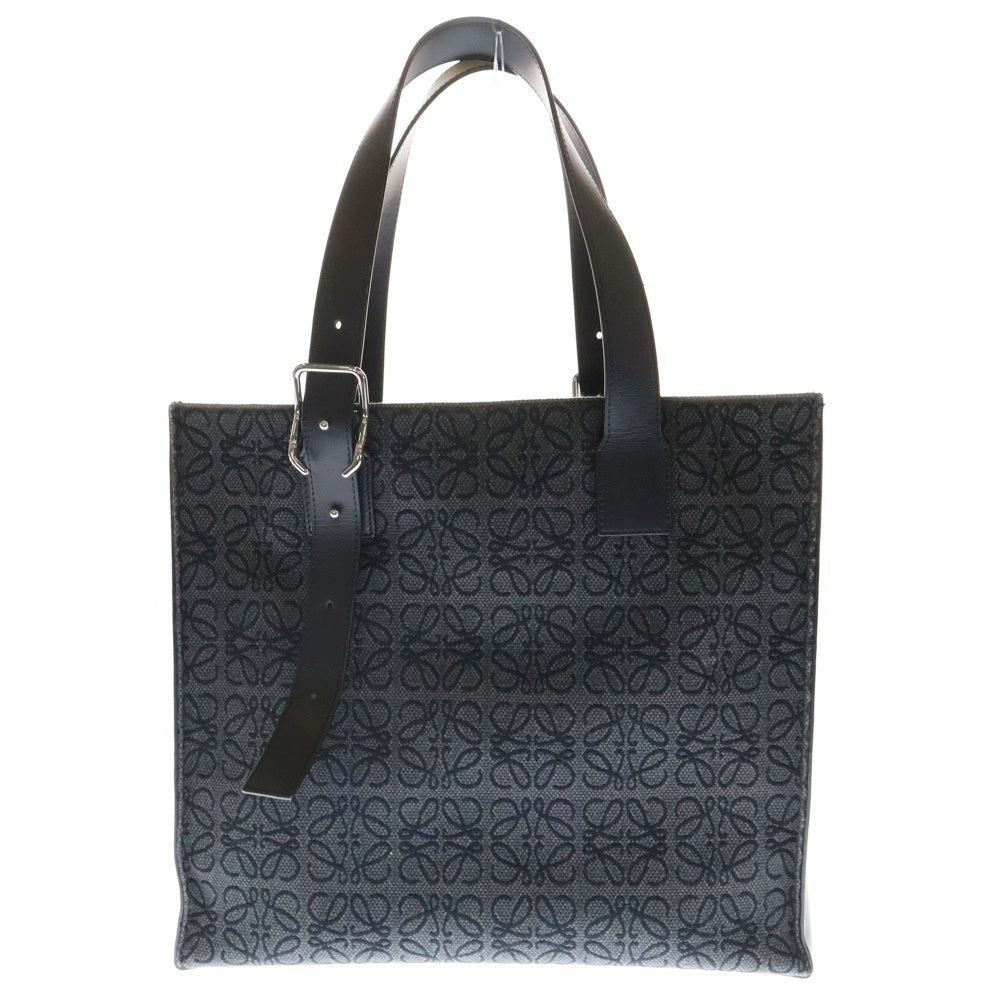 LOEWE(ロエベ) BUCKLE TOTE アナグラム キャンバスバックルトートバッグ ブラック B692L09X03