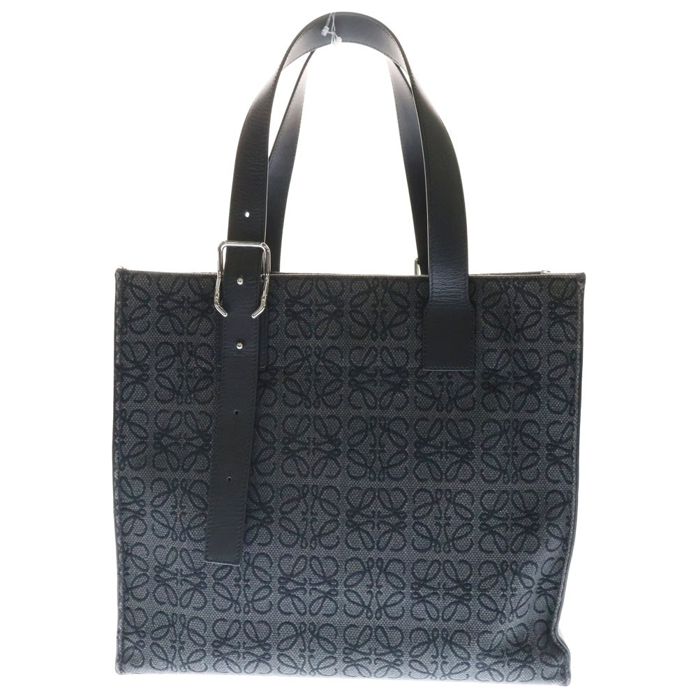 LOEWE(ロエベ) BUCKLE TOTE アナグラム キャンバスバックルトートバッグ ブラック B692L09X03