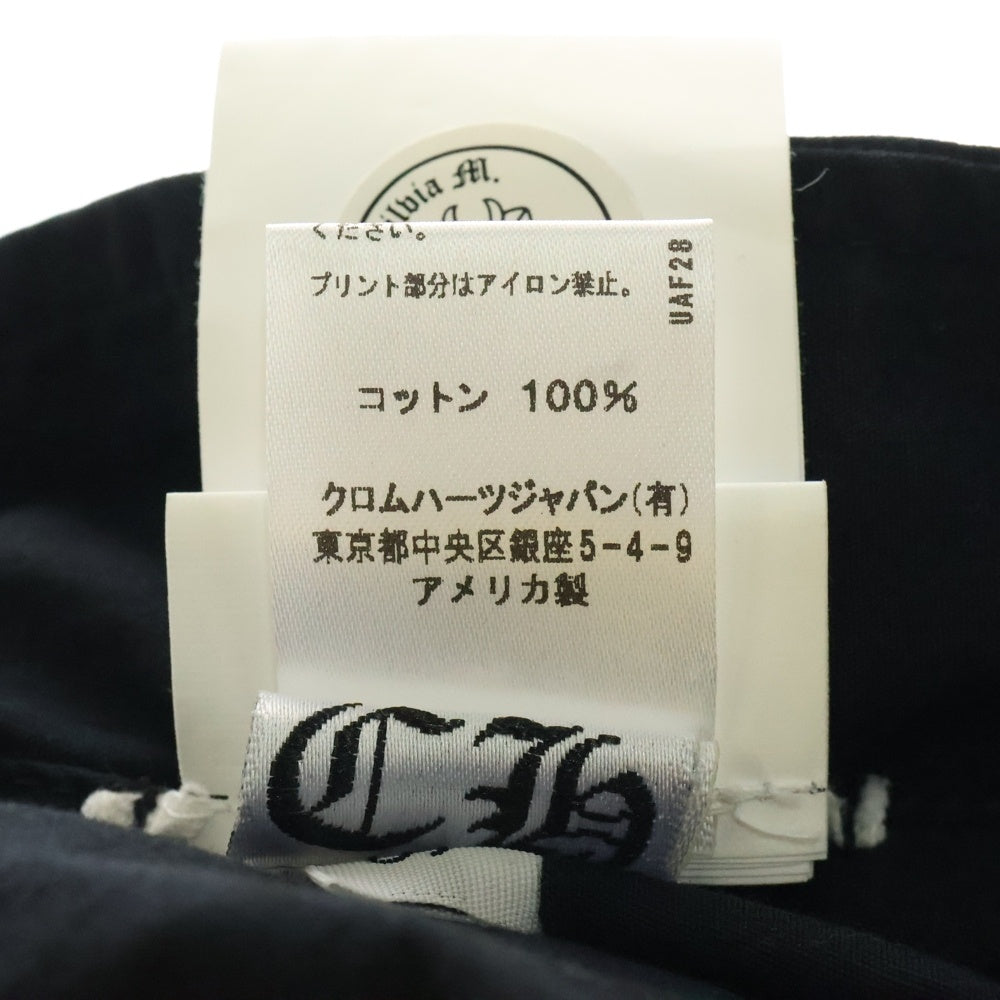CHROME HEARTS(クロムハーツ) RS3 ロゴプリント バケットハット 帽子 ブラック