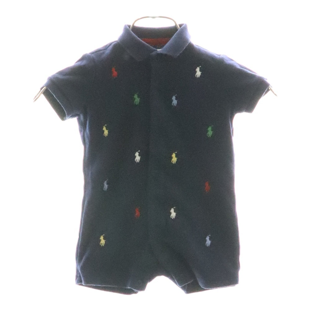POLO RALPH LAUREN(ポロラルフローレン) ロゴ刺繍 ロンパース キッズ