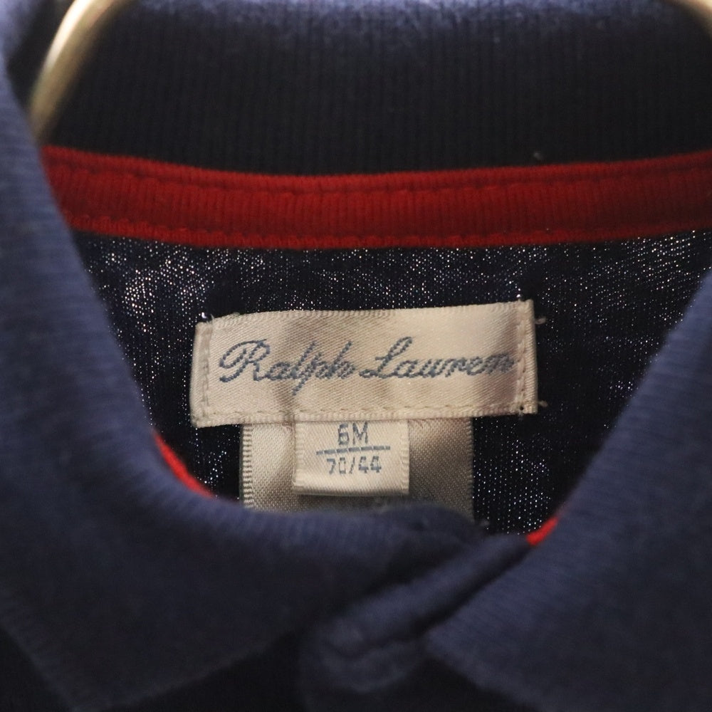POLO RALPH LAUREN(ポロラルフローレン) ロゴ刺繍 ロンパース キッズ