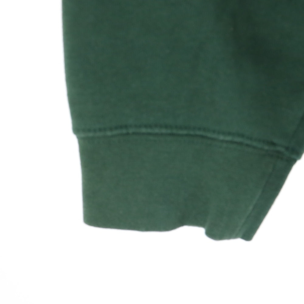 PLEASURES(プレジャーズ) SWISHA HOUSE ロゴプリント フーディプルオーバーパーカー IND4000C グリーン