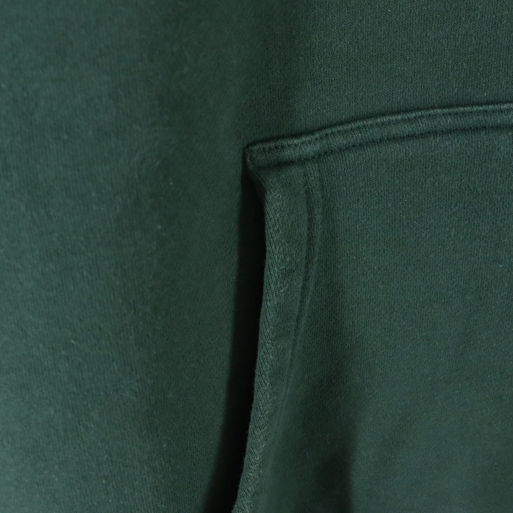 PLEASURES(プレジャーズ) SWISHA HOUSE ロゴプリント フーディプルオーバーパーカー IND4000C グリーン