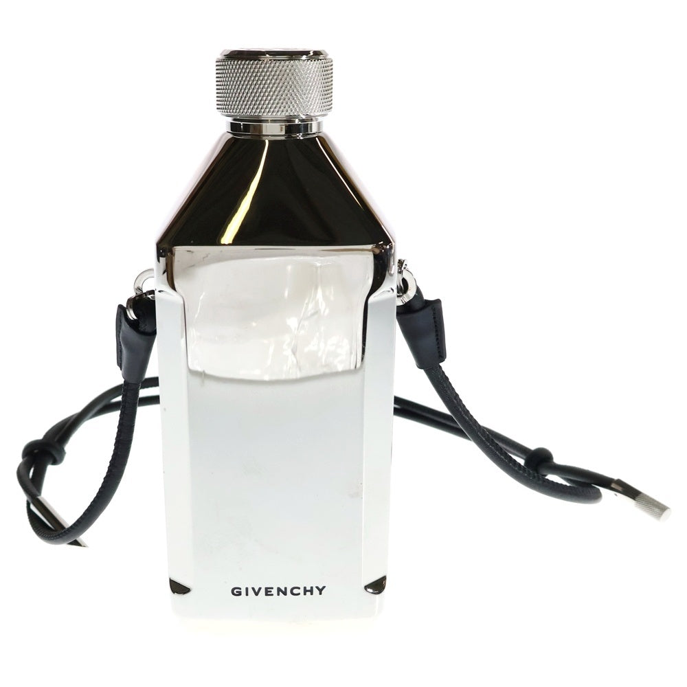 GIVENCHY(ジバンシィ) 4Gロゴ ショルダーストラップ付 メタルウォーターボトル シルバー