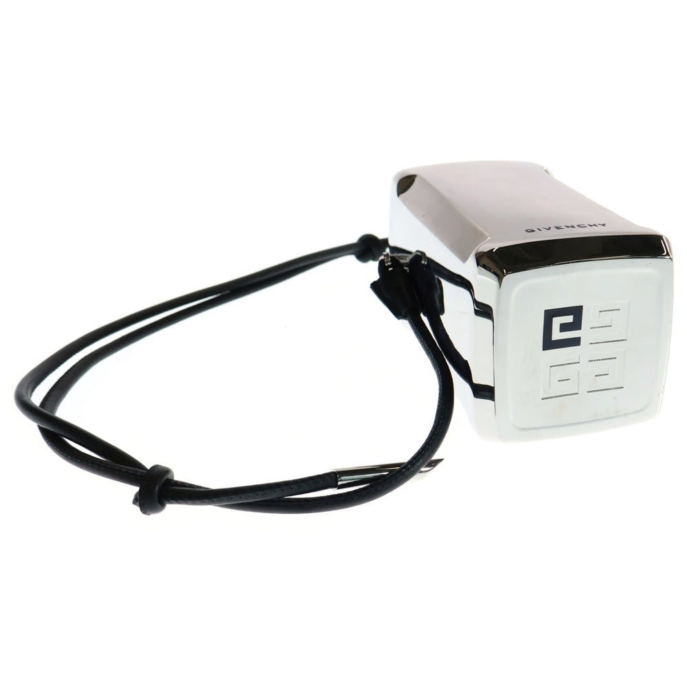 GIVENCHY(ジバンシィ) 4Gロゴ ショルダーストラップ付 メタルウォーターボトル シルバー