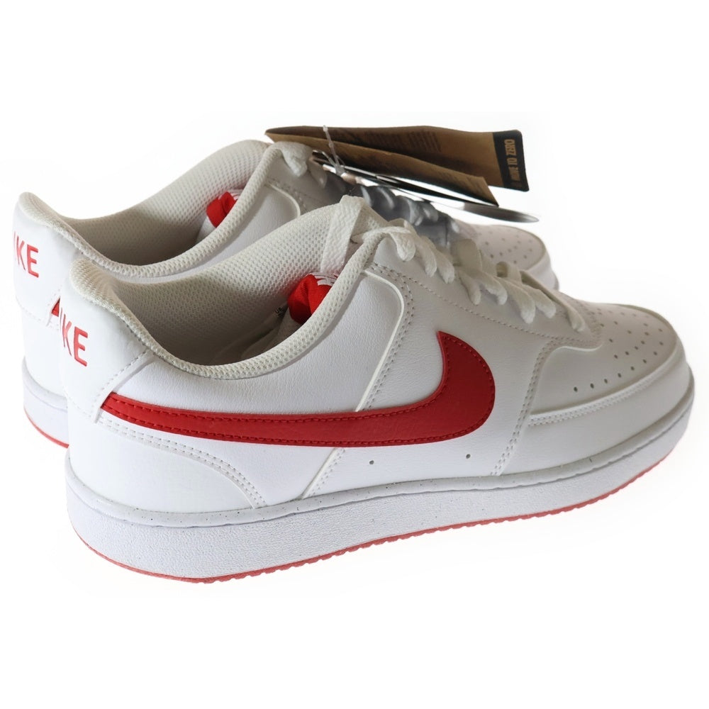 NIKE(ナイキ) Court Vision Low Next Nature White University Red コート ビジョン ローカットスニーカー HF1744 101 US9.5/27.5cm ホワイト/レッド