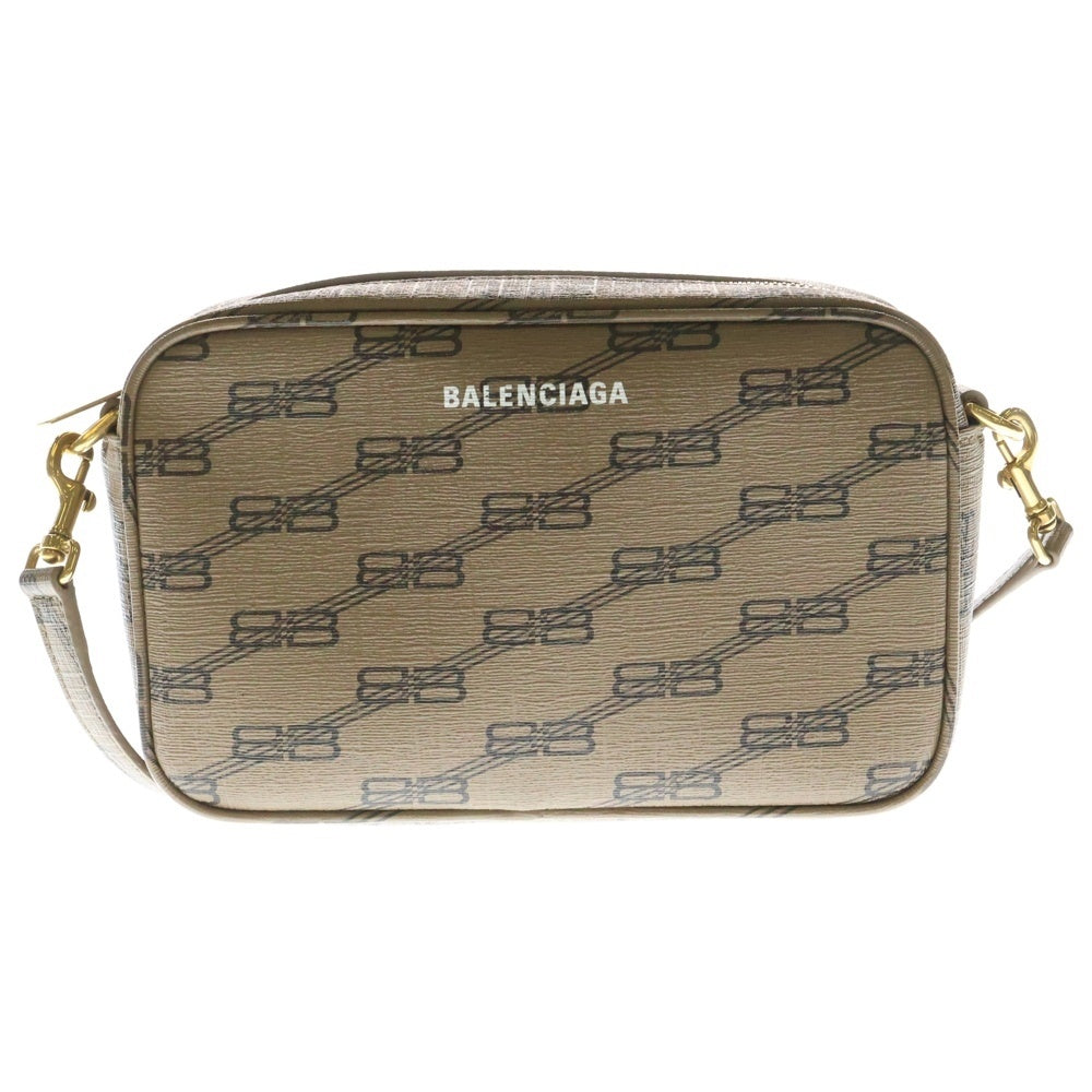 BALENCIAGA(バレンシアガ) BB モノグラム シグネチャー ミディアム カメラバッグ ショルダーバッグ ベージュ 702723