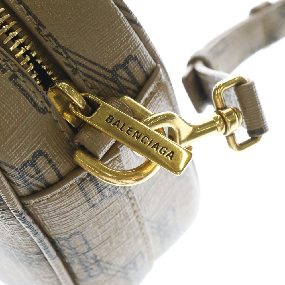 BALENCIAGA(バレンシアガ) BB モノグラム シグネチャー ミディアム カメラバッグ ショルダーバッグ ベージュ 702723
