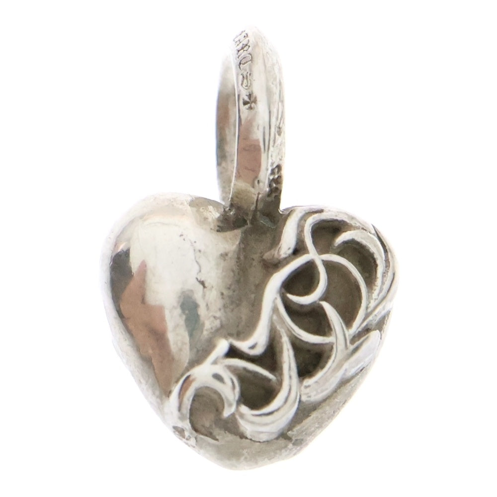 CHROME HEARTS(クロムハーツ) STACK HEART V2ハートスタックチャーム ペンダントトップ シルバー