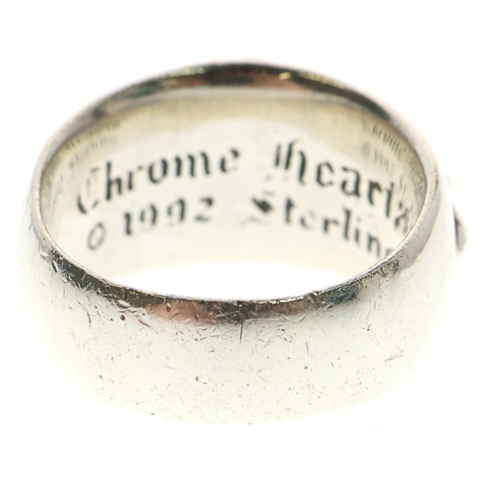 CHROME HEARTS(クロムハーツ) FLRL CRS P DMND フローラルクロス PAVEダイヤ シルバーリング