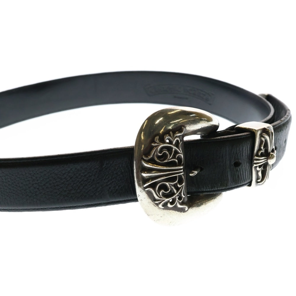 CHROME HEARTS(クロムハーツ) BLT CLASSIC 3PC1.5inch クラシック 3PC レザーベルト シルバー