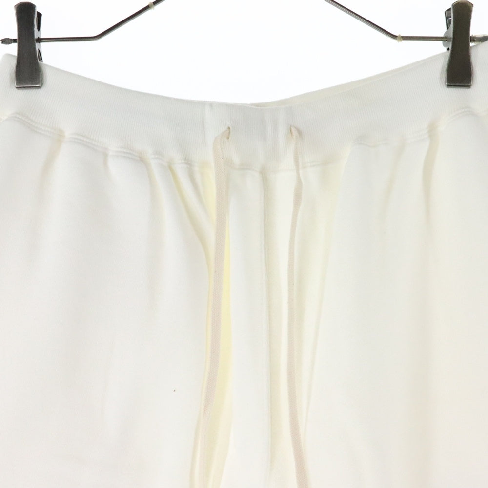 SCYE BASICS(サイベーシックス) テリー刺繍 ロゴハーフパンツ ホワイト MPT-677M