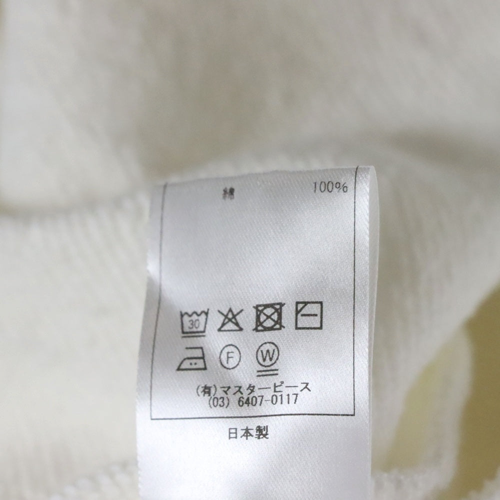 SCYE BASICS(サイベーシックス) テリー刺繍 ロゴハーフパンツ ホワイト MPT-677M