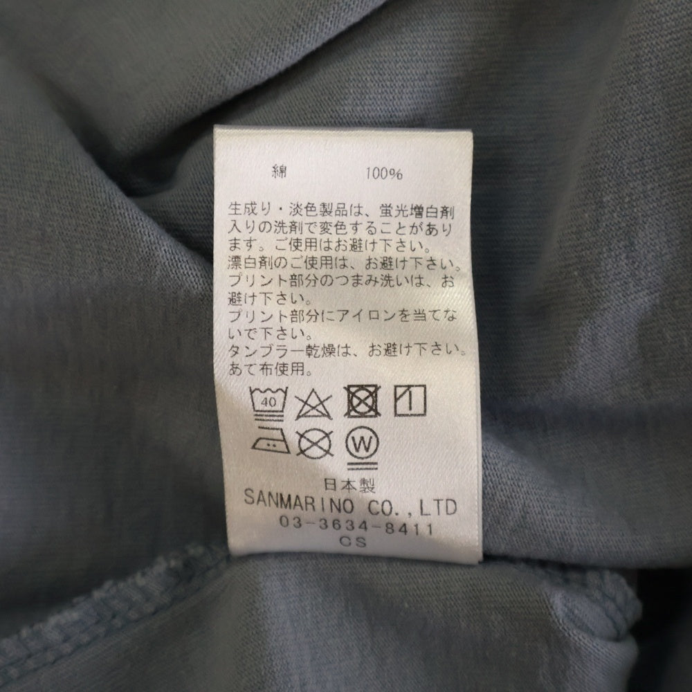 TES(テス) ゴールデンゲートブリッジプリント クルーネックTシャツカットソー ベージュ