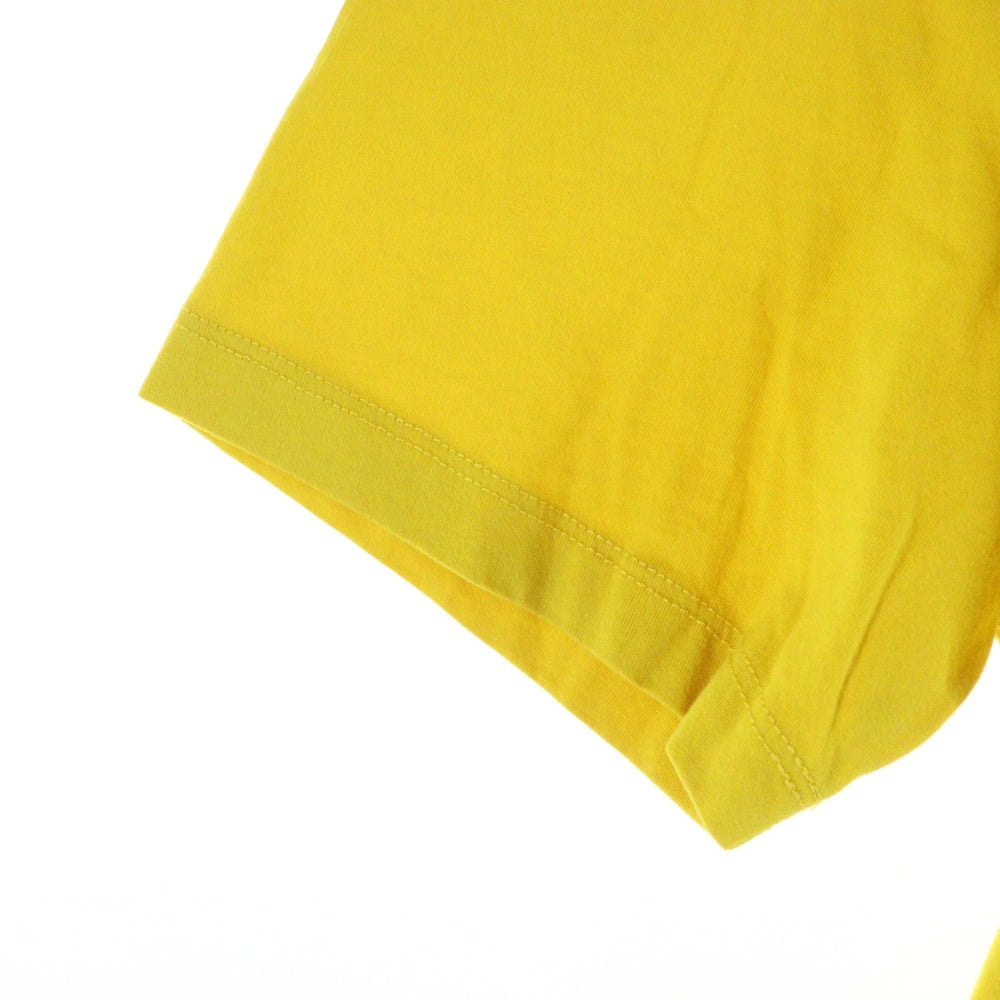 C.P. Company(シーピーカンパニー) フロントロゴプリント 半袖クルーネックTシャツカットソー 12CMTS042A イエロー