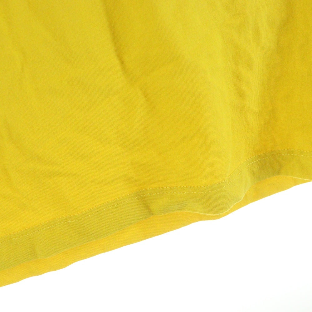 C.P. Company(シーピーカンパニー) フロントロゴプリント 半袖クルーネックTシャツカットソー 12CMTS042A イエロー