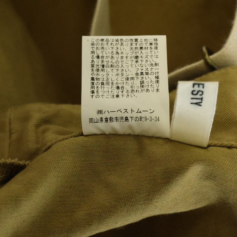 NO BRAND(ノーブランド) HARVESTY(ハーベスティ)サスペンダーガーデンパンツ ブラウン