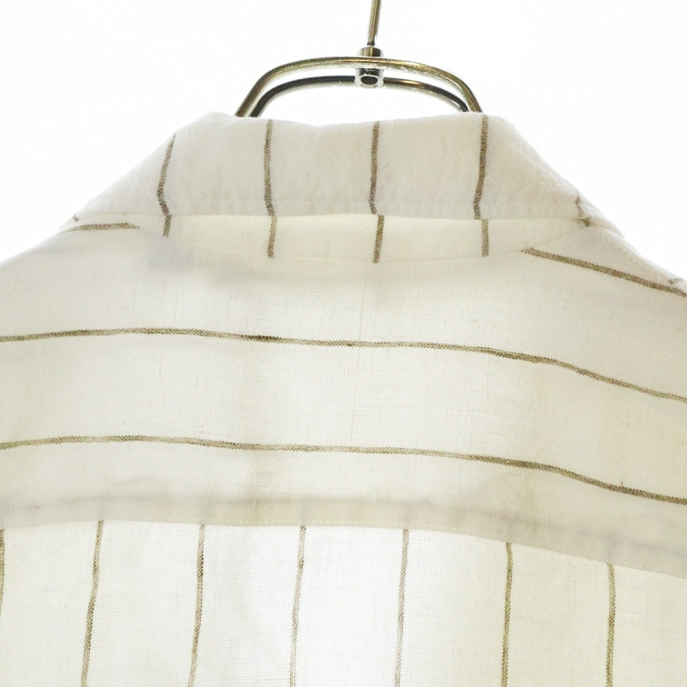 LARDINI(ラルディーニ) FABRIC ストライプ柄 テーラードジャケット ホワイト JZLJM56