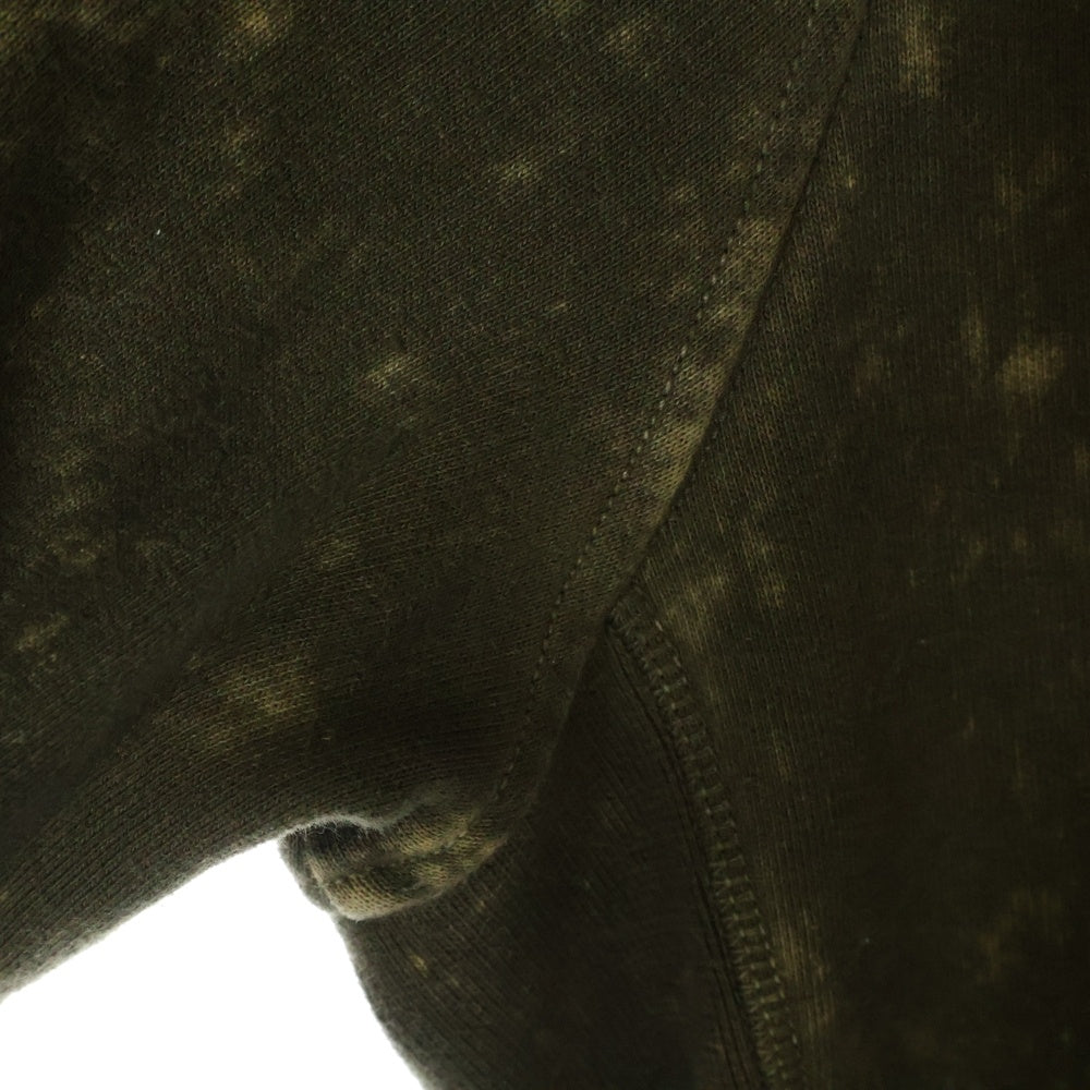 STONE ISLAND(ストーンアイランド) 21AW アシッドウォッシュ ロゴパッチ プルオーバースウェットパーカー 751561338 ブラウン