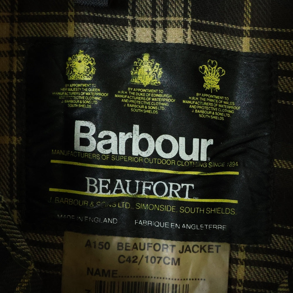 Barbour(バブアー) RE LOVED BEDALE 90s 3ワラントタグ A150 BEAUFORT JACKET ビューフォート パッチワーク
