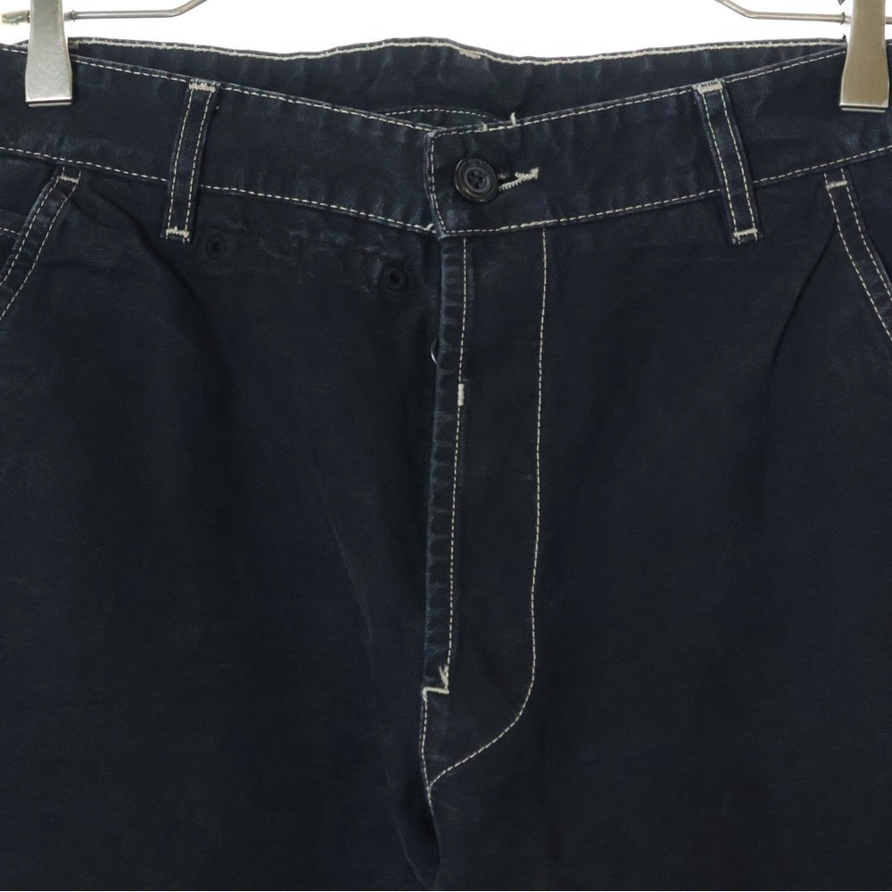 STONE ISLAND(ストーンアイランド) ロゴプリント カーゴパンツ 45143DKN ブラック