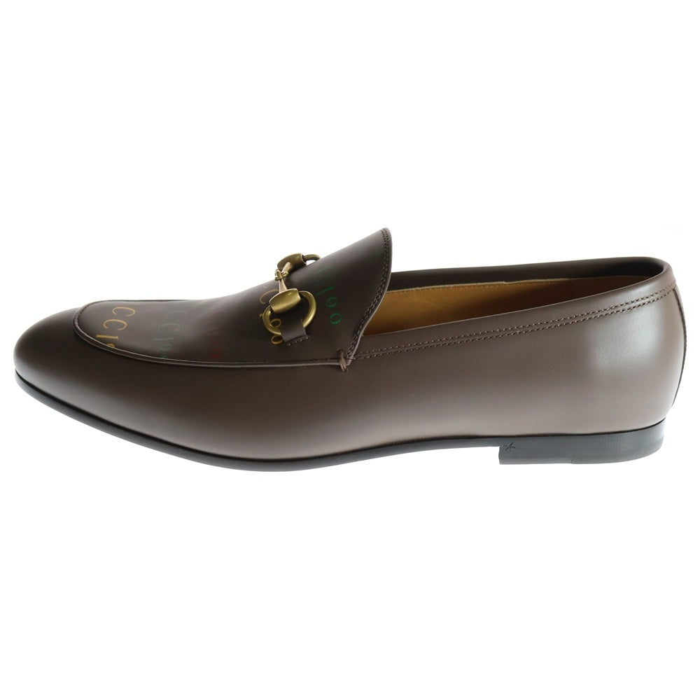 GUCCI(グッチ) ホースビット レザー ローファー 677069 ブラウン