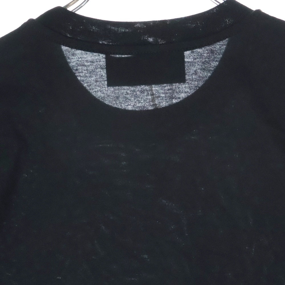 GUCCI(グッチ) 24AW クリスタル付き ロゴ コットンジャージー Tシャツ 半袖カットソー ブラック 787299 XJGME レディース