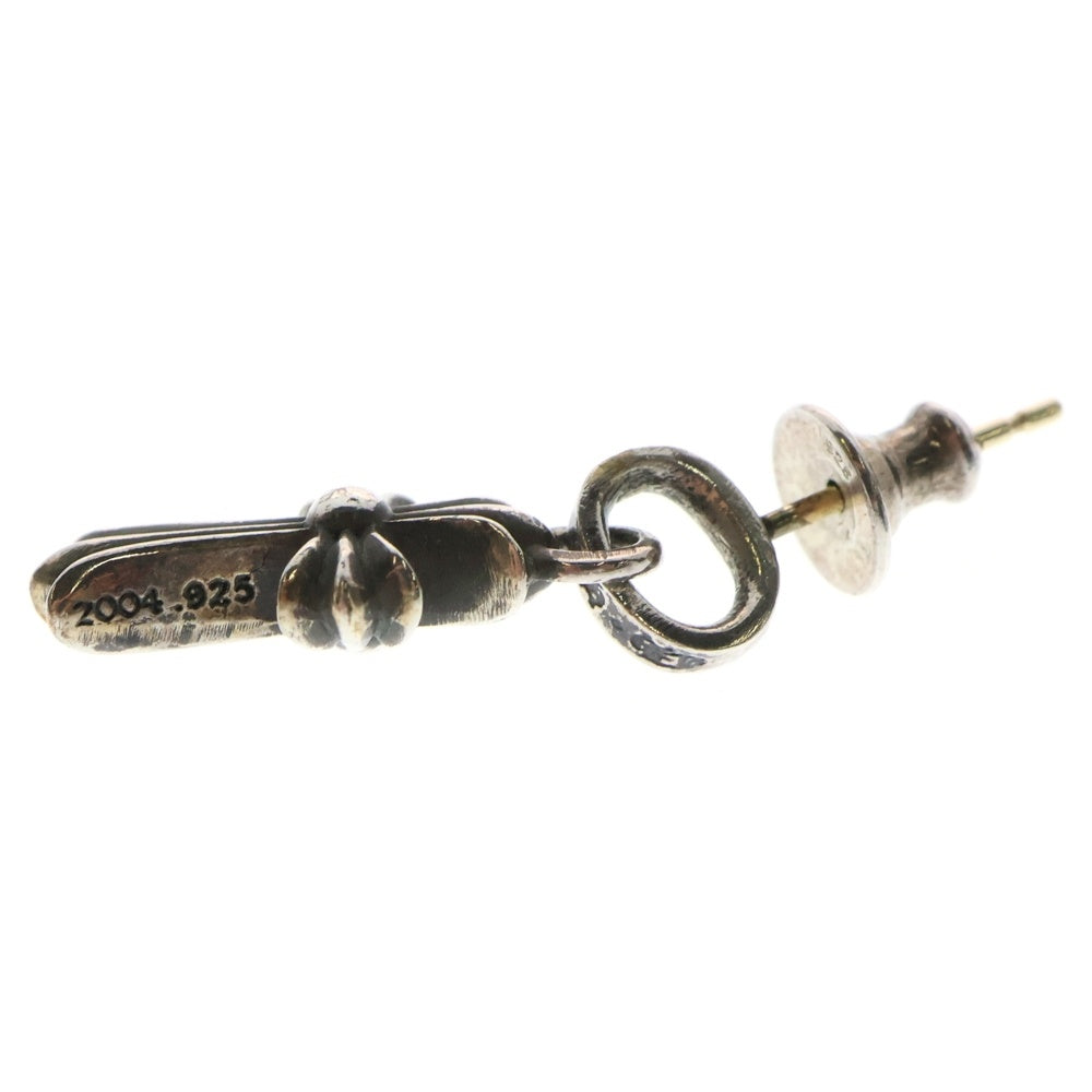 CHROME HEARTS(クロムハーツ) BBY F PPRCHN ベイビーファットクロス ドロップピアス シルバー BCA090