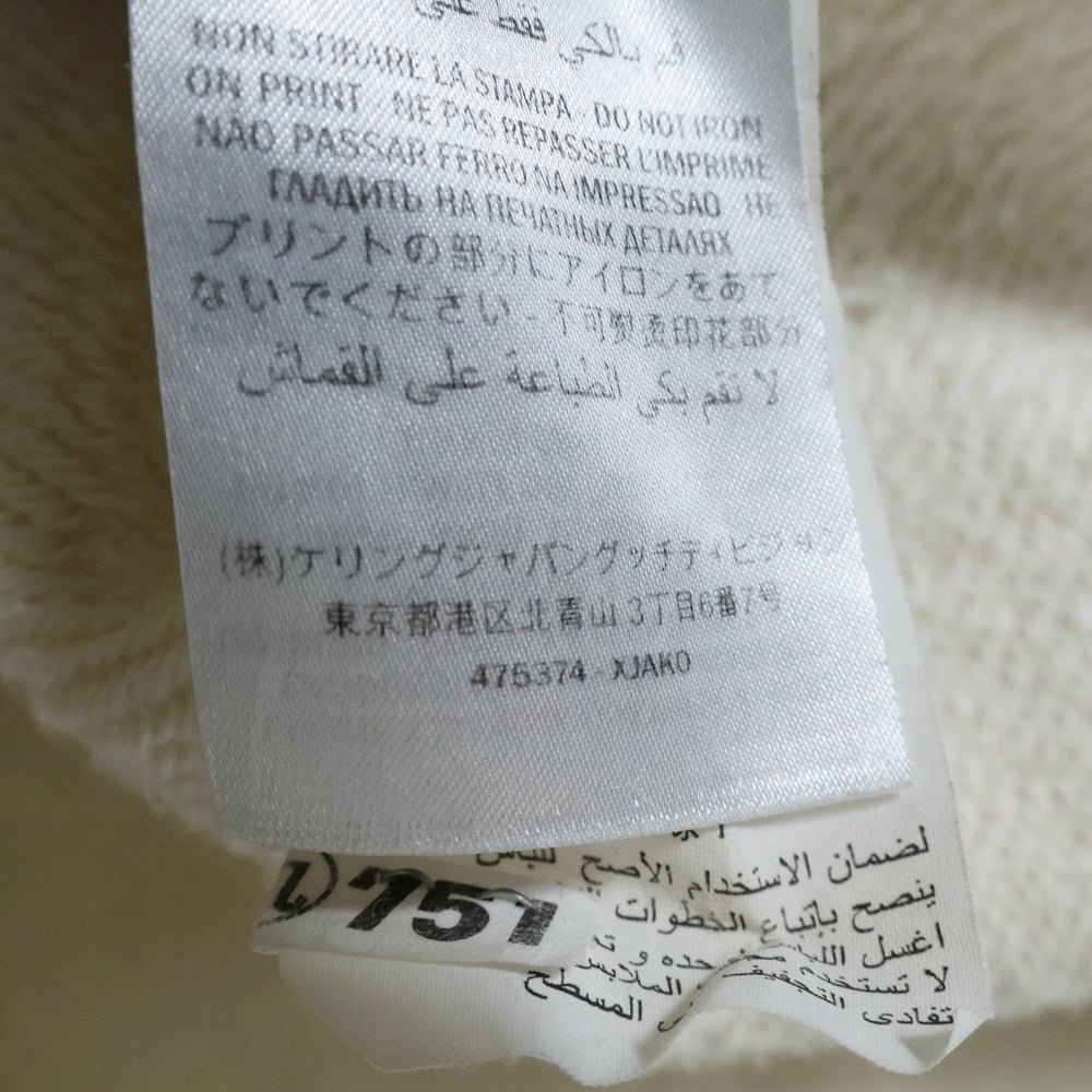 GUCCI(グッチ) Loved Panther Logo Hoodie ラヴド パンサー プルオーバーパーカー 475374 XJAKO アイボリー