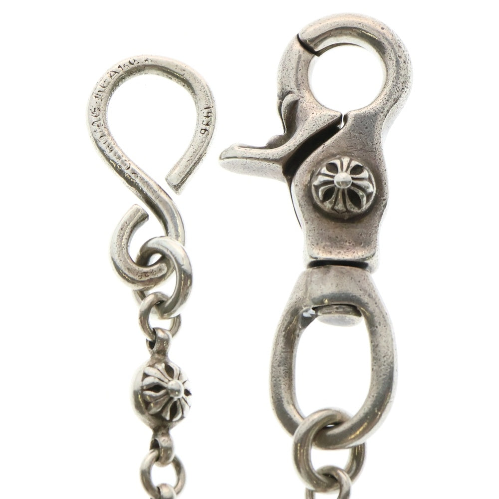 CHROME HEARTS(クロムハーツ) 1BALL SHORT-S/1クリップショート#1クロスボール ウォレットチェーン シルバー BCA061