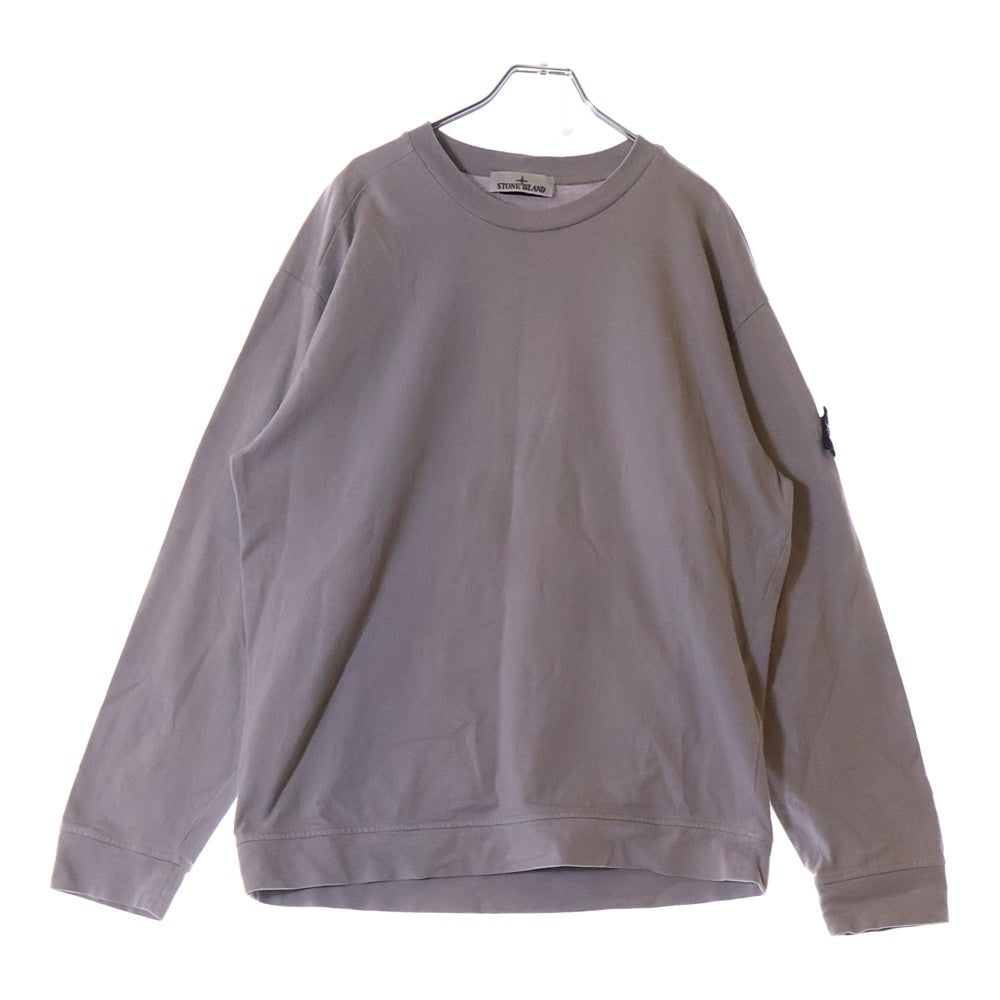 STONE ISLAND(ストーンアイランド) Crewneck Sweatshirt ワッペン付き クルーネックスウェットトレーナー グレー 801563750