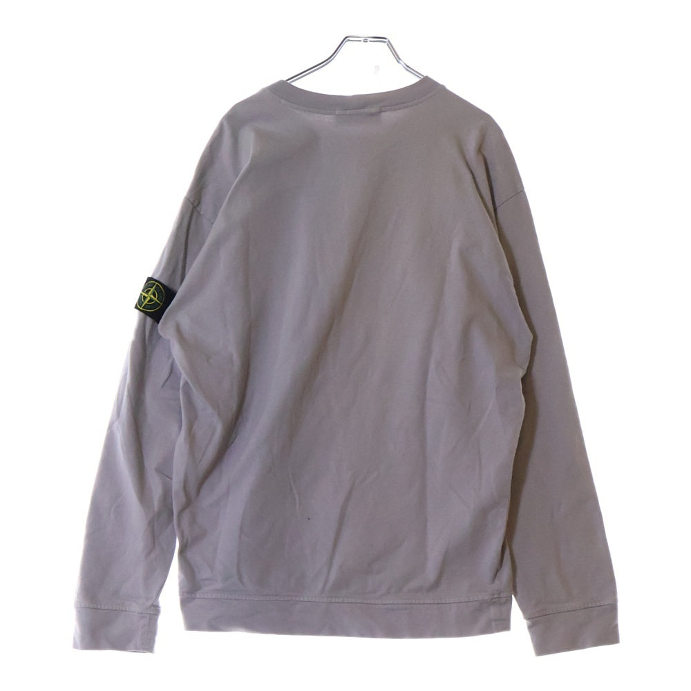 STONE ISLAND(ストーンアイランド) Crewneck Sweatshirt ワッペン付き クルーネックスウェットトレーナー グレー 801563750