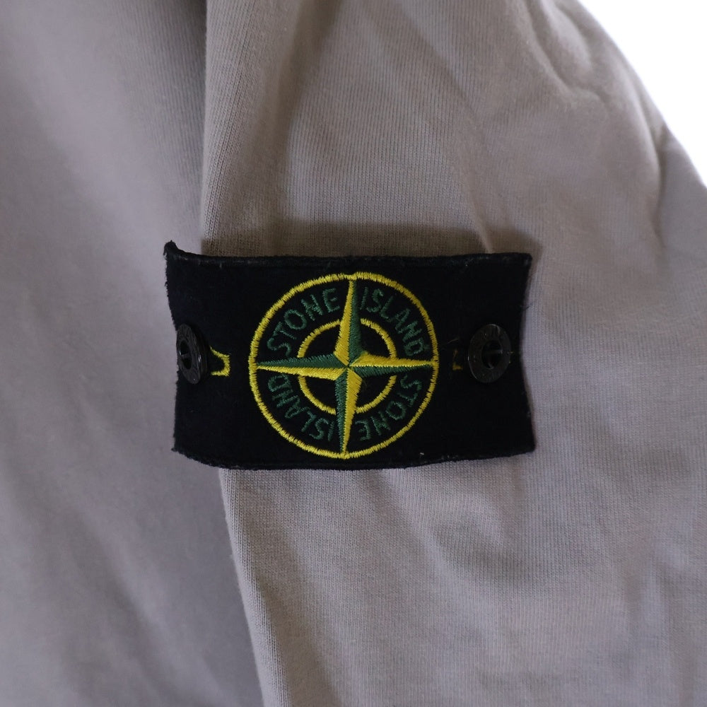 STONE ISLAND(ストーンアイランド) Crewneck Sweatshirt ワッペン付き クルーネックスウェットトレーナー グレー 801563750