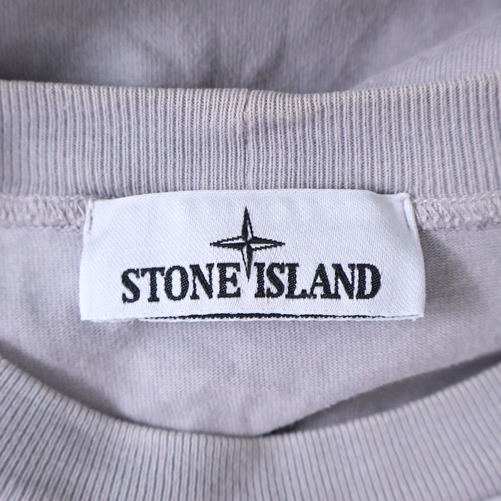 STONE ISLAND(ストーンアイランド) Crewneck Sweatshirt ワッペン付き クルーネックスウェットトレーナー グレー 801563750