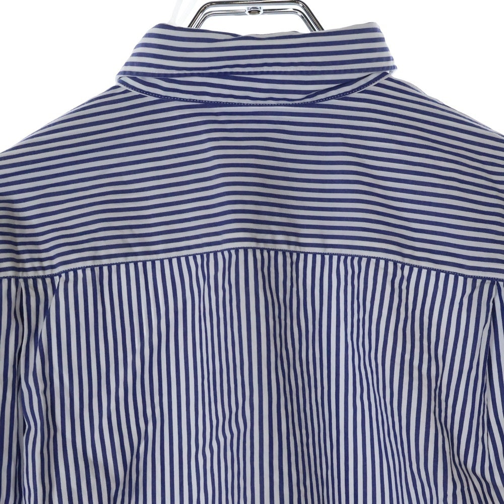 PLAY COMME des GARCONS(プレイコムデギャルソン) STRIPED SHIRT ハートロゴ ストライプシャツ AZ-B018 ブルー