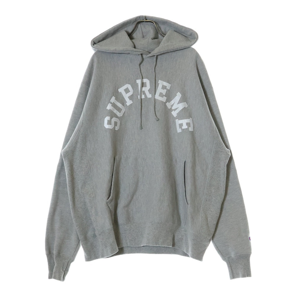 SUPREME(シュプリーム) 25SS ×Champion Hooded Sweatshirt アーチロゴプルオーバーパーカー